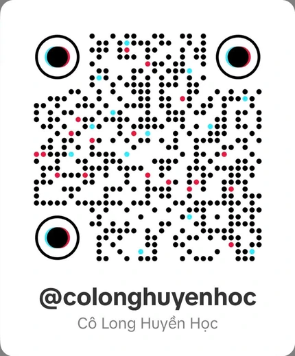 Mã TikTok của kênh @colonghuyenhoc